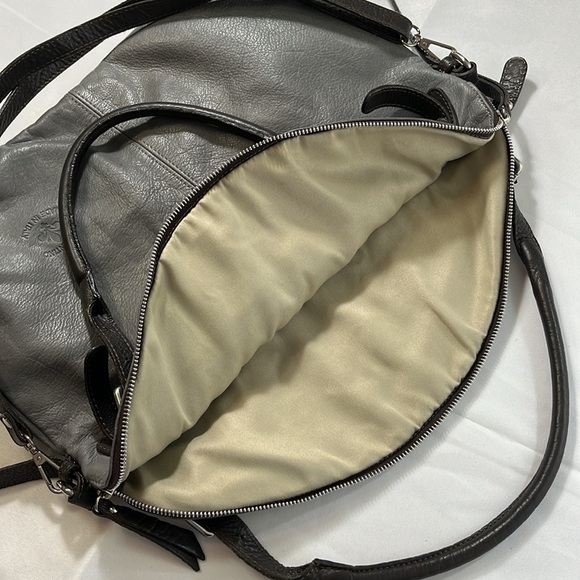 Vera Pelle Italian Leather Shouchy Hobo Satchel Bag Prodotto Artigianale - Picture 11 of 14